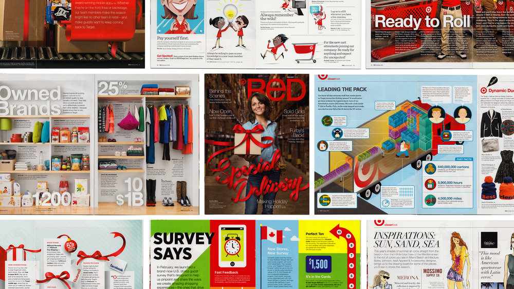 Klæbrig Sicilien Spanien Target RED Magazine — Paul Sieka. Experience Design