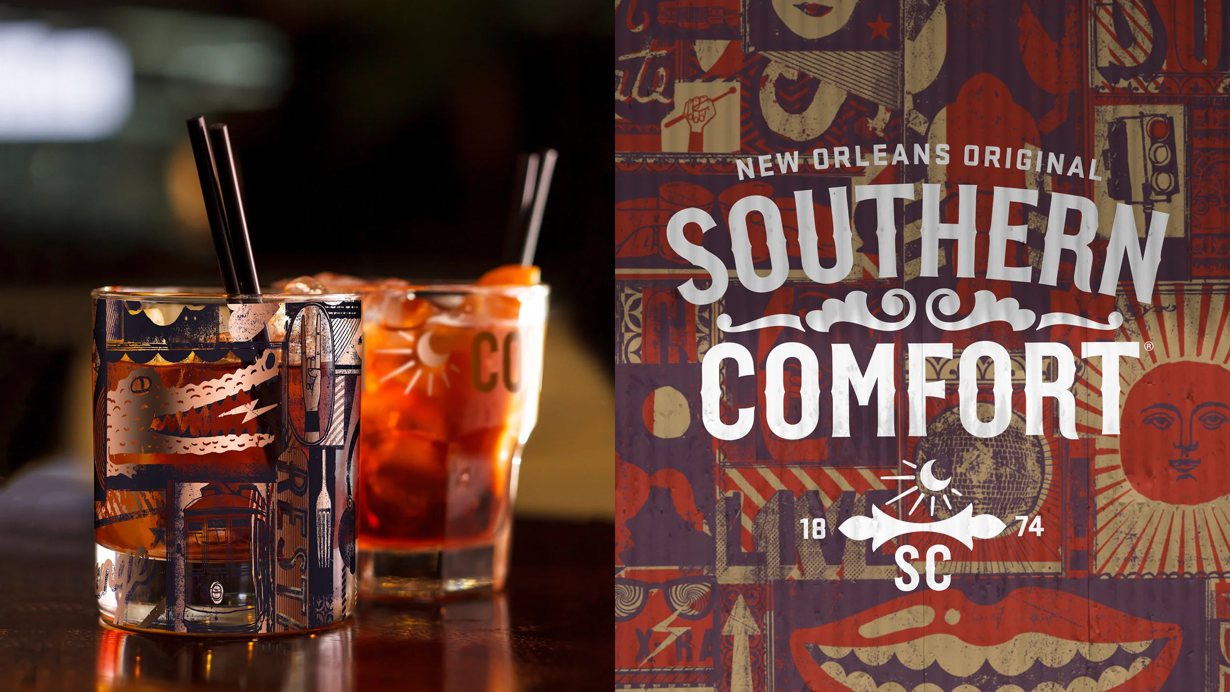 Southern Comfort Rebranding Paul Sieka Creative Direction Design