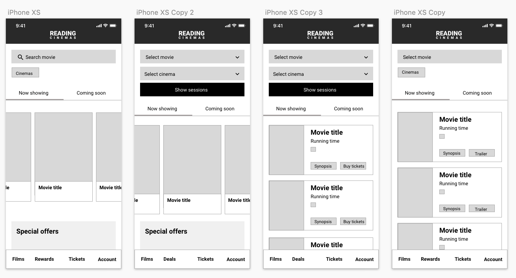 Home screen exploration.