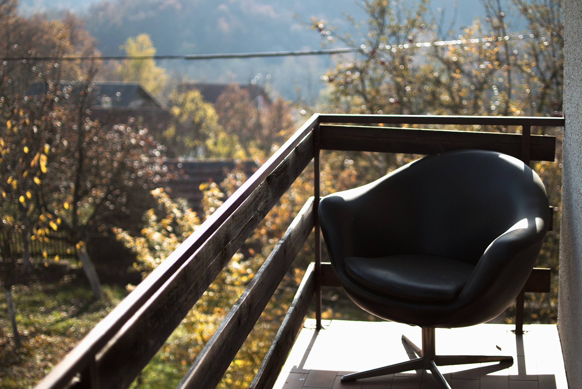 A Chair With a Great View of Autumn - November 2015