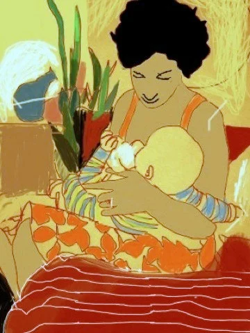 Pau and Judy iPhone painting - Brushes (2009)