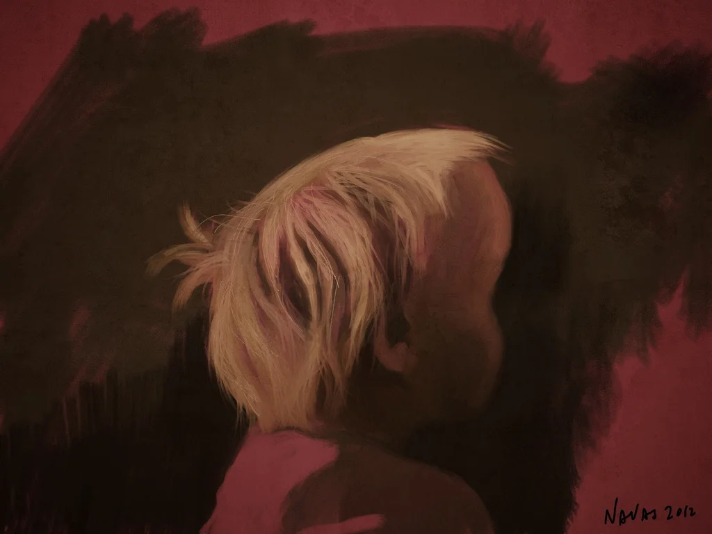 P au dandome la espalda iPad painting - Procreate (2012)