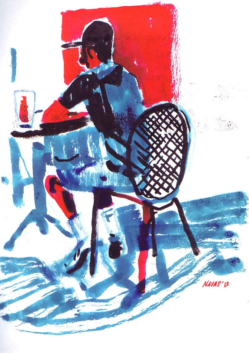 Color ink on paper - David Navas (2013)