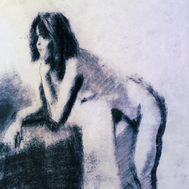 “Anong”. Charcoal on paper.