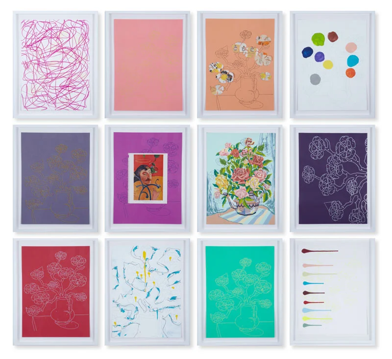  ​11 Reason to Love Me, 2009, 12 unique mono prints, 18 x 24" each, private collection 