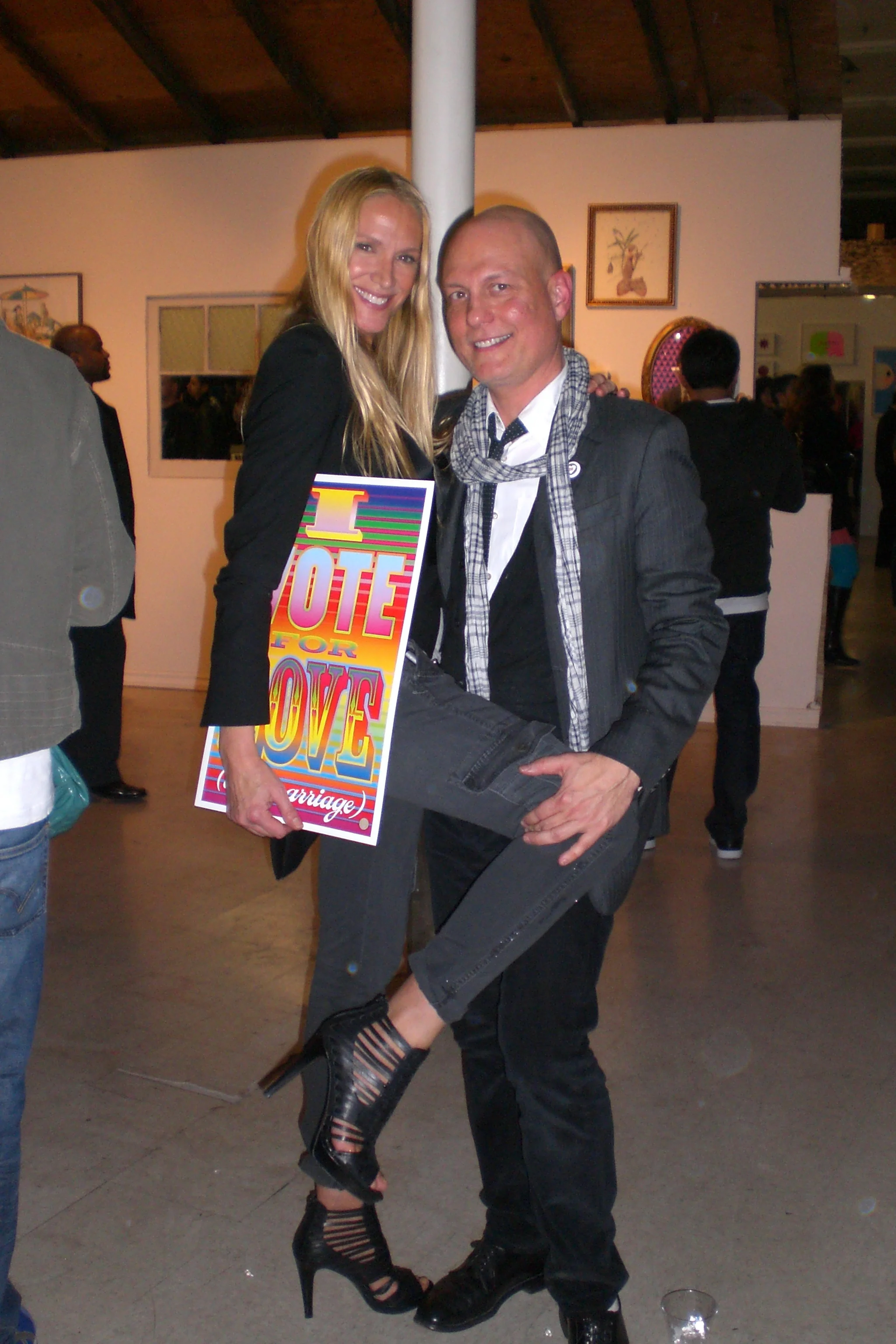 Trey with Kelly Lynch