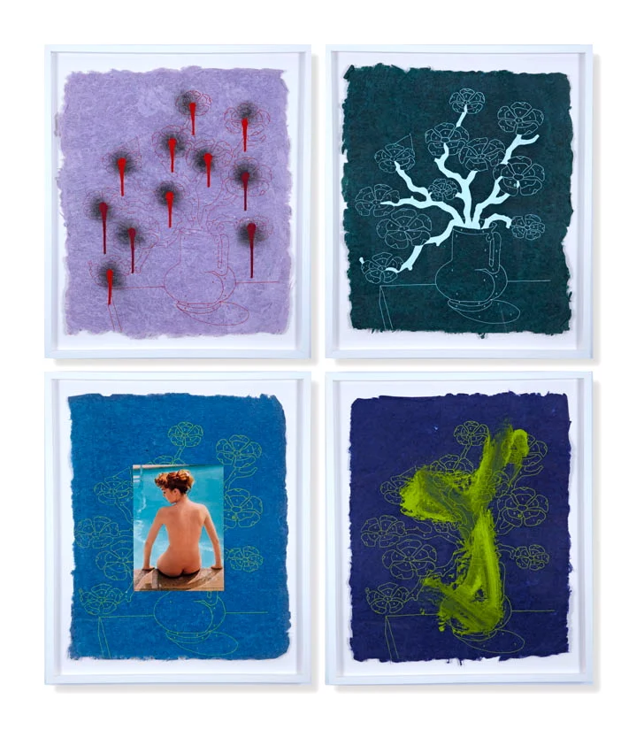 11 Reasons To Love Me (Made for me), 2009, 18 x 24" each, silkscreen, mixed media on handmade paper, private collection