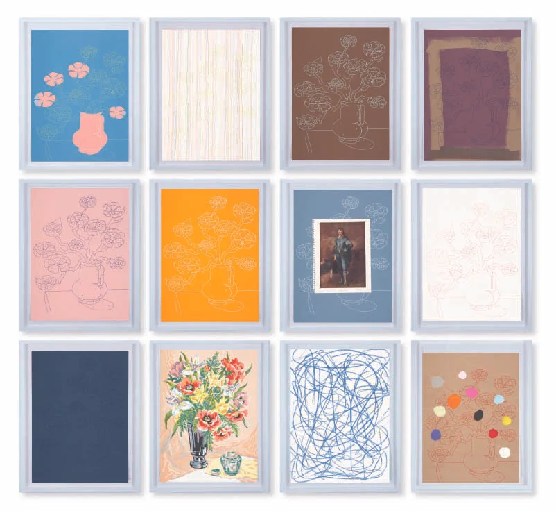  ​11 Reason to Love Me, 2009, 12 unique mono prints, 18 x 24" each, private collection 