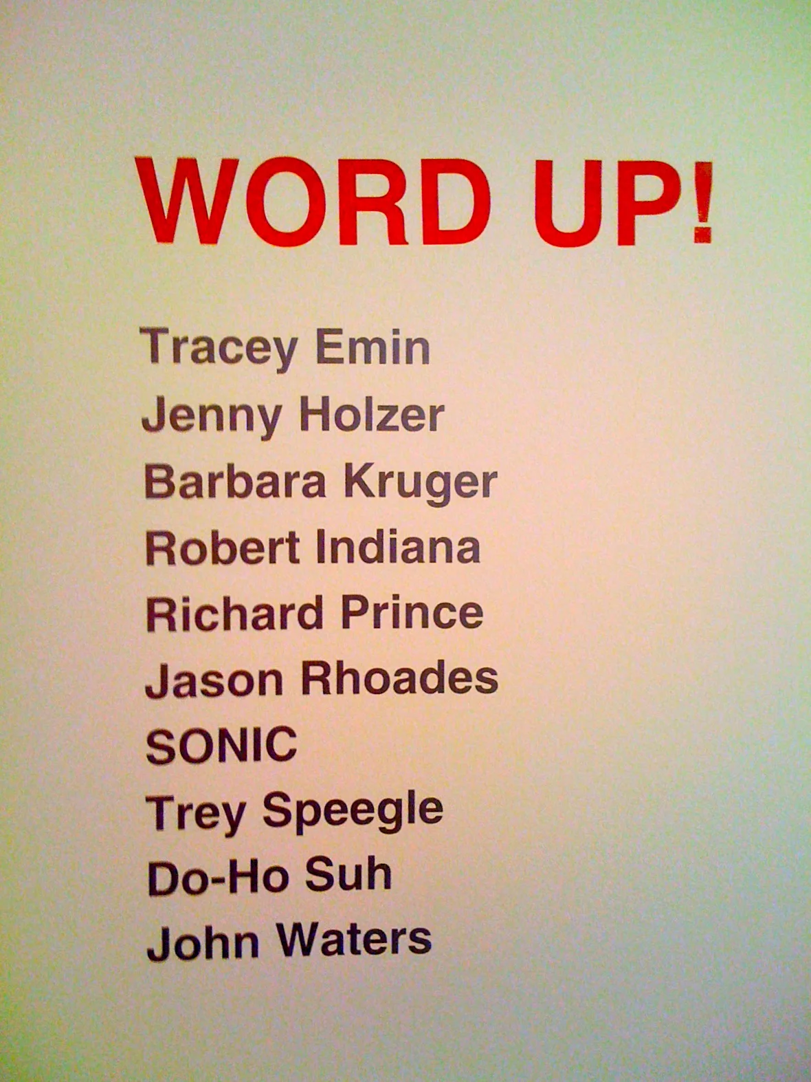 Benrimon Contemporary, New York, 2011