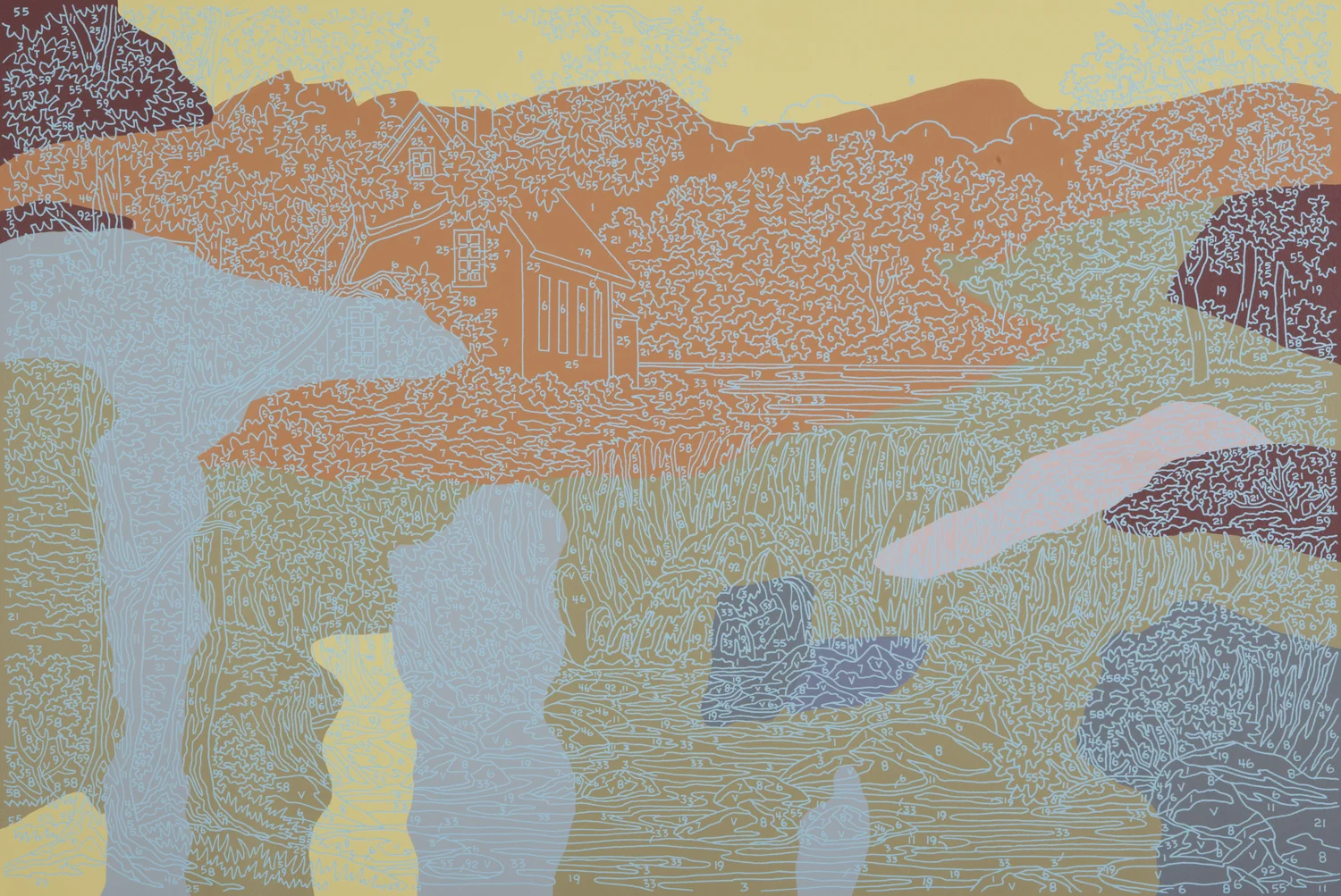 Abstract Waterfall (#13)