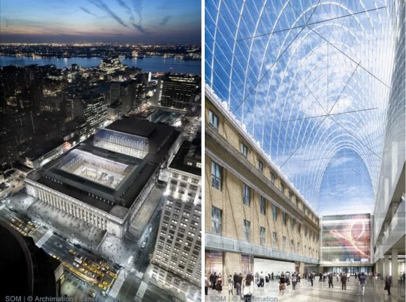 SOM's Moynihan Station plans. Phase 1 due to be completed in 2015.