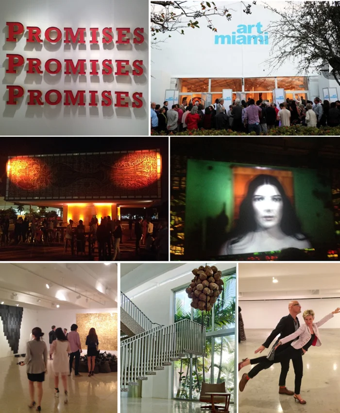 (Photos: Brett Murray’s Promises at Dean Project, Art Miami, Visionaire at Young Arts, fuzzy Marina Abramovic in 3D, The M Building and Min and I in “Art on Ice”)