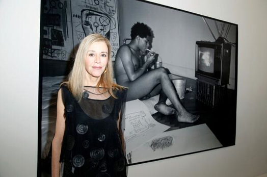 Paige Powell by Patrick McMullen at "Jean-Michel Basquiat; Reclining Nude" at Suzanne Geiss Company