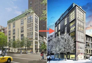 Revised exterior plans for 61 Fifth