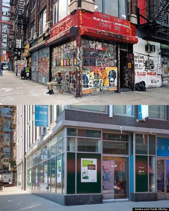 Mars Bar, a dive, closed in 2011 replaced by a TD Bank