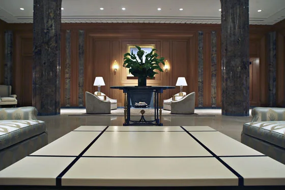 The lobby at "15", as it's nicknamed
