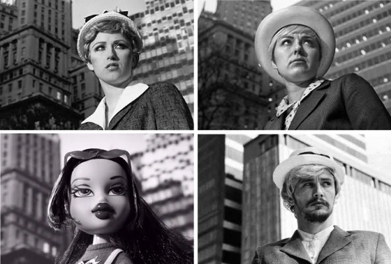 Top; Cindy Sherman; unknown artist hommages; James Franco, 4th generation