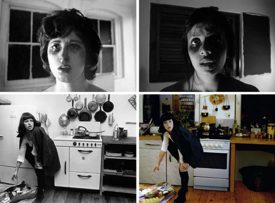 Left; Cindy Sherman: Right; Unknown hommages