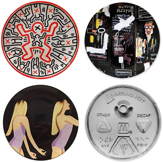 Keith Haring, Jean-Michel Basquiat, Alex Katz, Tom Sachs