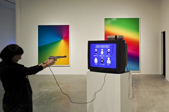 Cory Archangel’s exhibit, “The Sharper Image” at the Museum of Contemporary Art