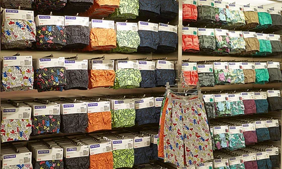 Haring boxers at Uniqlo Fifth Avenue, New York