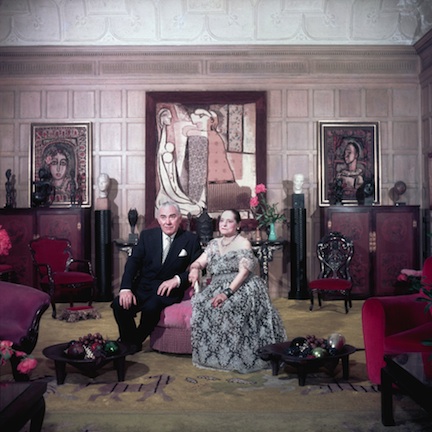 Helena Rubenstein and Prince Archil Gourielli, New York, 1950