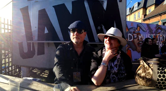 With Woodstock Taylor in a "pano" by Brandon