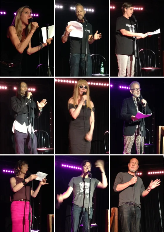 NEW YORK STORY TELLERS: Host Nora Burns, Tom Eubanks, Lucy Sexton, Paul Alexander, Anita Sarko, David Schweizer, Linda Simpson, David Ilku, Trey Speegle (not pictured, Brenda Bergman, Bob Russell)