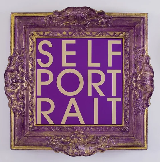 Ultra Violet, Self Port Rait, 2014, 25 x 25"