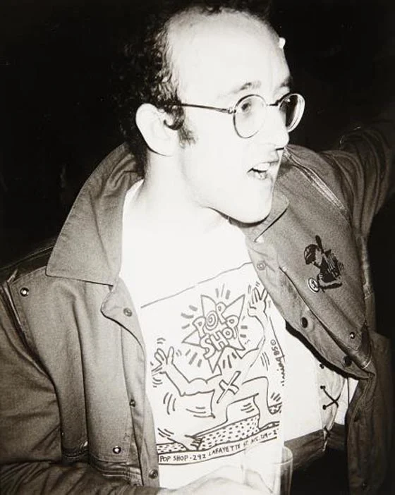 ANDY WARHOL, Keith Haring, 1985