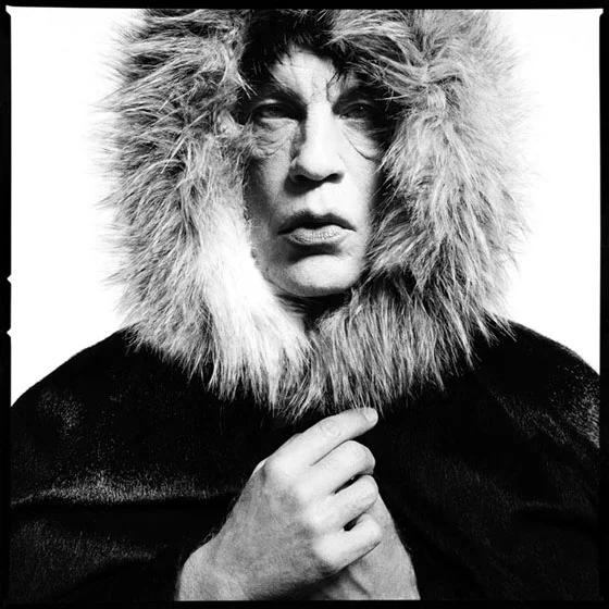 David Bailey / Mick Jagger “Fur Hood” (1964), 2014