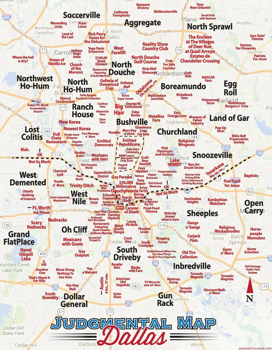 Judgemental Map Of Houston Judgmental Houston & Dallas — Trey Speegle Judgemental Map Of Houston Judgmental Houston & Dallas — Trey Speegle