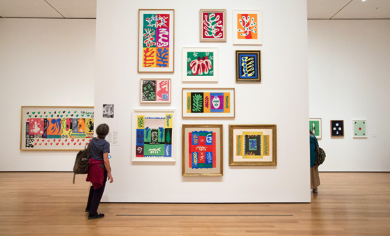 Matisse installation at MoMA