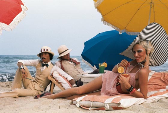 Antonio Lopez, Corey Grant Tippin and Donna Jordan, Saint Tropez, 1970