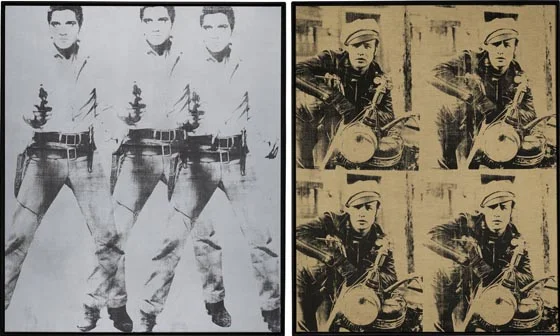 Andy Warhol, 1963, Triple Elvis & Four Marlons, each set. $40-60 million
