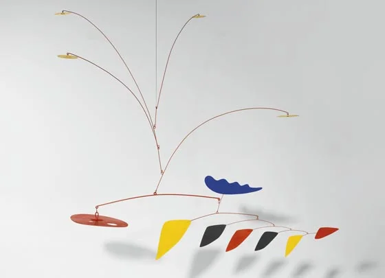 Alexander Calder, Blue Flower, Perforated Red, est. $2.5-3.5 million