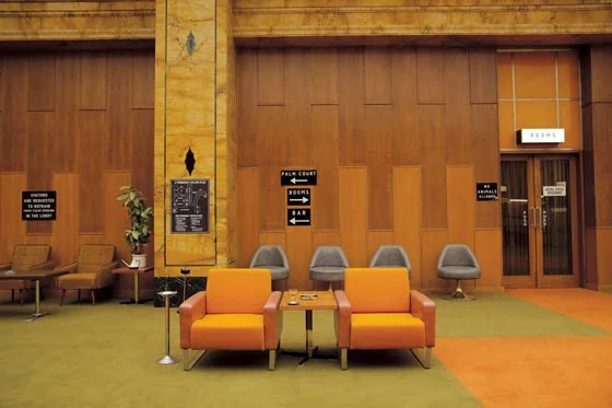 The Grand Budapest Hotel, 2014, 1960s lobby