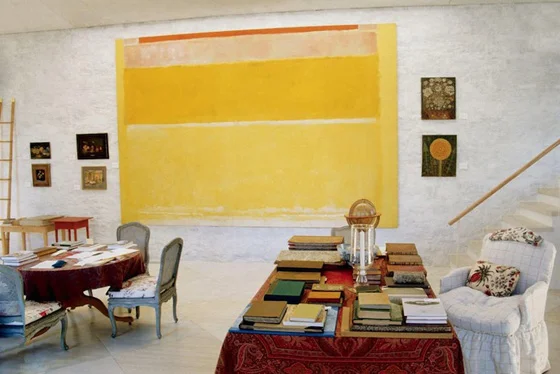 VIRGINIA: The 10 foot wide Rothko in the library was sold privately for an undisclosed sum, surely in excess of $100 million