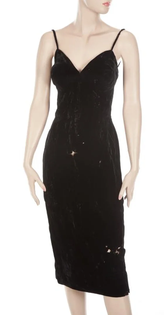 MARILYN MONROE BLACK VELVET DRESS, EST. $40-60,000
