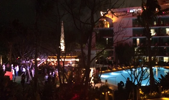 The V magazine party in full-swing
