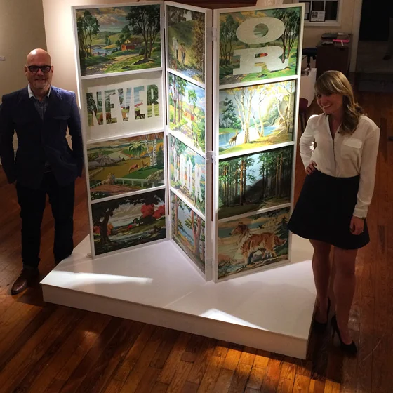 Language Art, with curator Melanie Johanson at the Cornell Museum