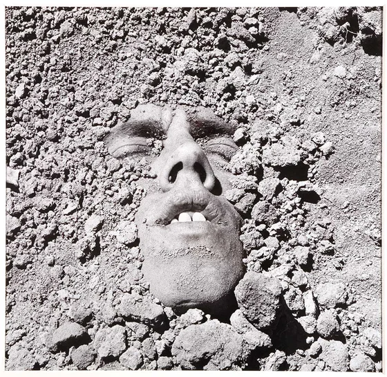 David Wojnarowicz, Untitled (Face in Dirt), 1990