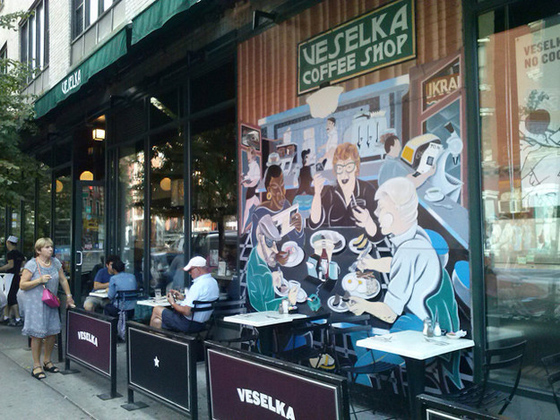 VESELKA – This Ukrainian diner has been open 24 hours a day since 1954. This place has some of the best food you’ll find outside of the Ukraine. And it’s still relatively cheap.