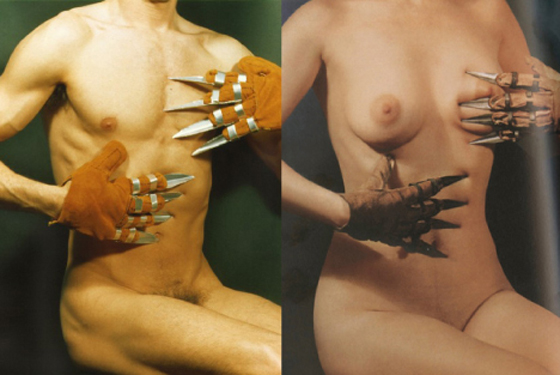 Chuck Samuels, After Outerbridge; Paul Outerbridge, "Woman With Claws", 1937