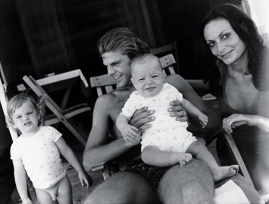 Egon and Diane von Furstenberg with their two children, Alexander and Tatiana, at the Lido in Venice, early 1970s “I rented a flat from Egon in the early ’70s, after he and Diane moved to New York. Egon was such a huge catch — he was handsome, rich, related to the Agnellis, quite crazy and so much fun. Diane snagged him with fierce determination — she brought her charismatic, electric energy to the couple. They were very much in love here. And they adored each other after they divorced. They were among the most daring and avant-garde couples in Europe at that time.”