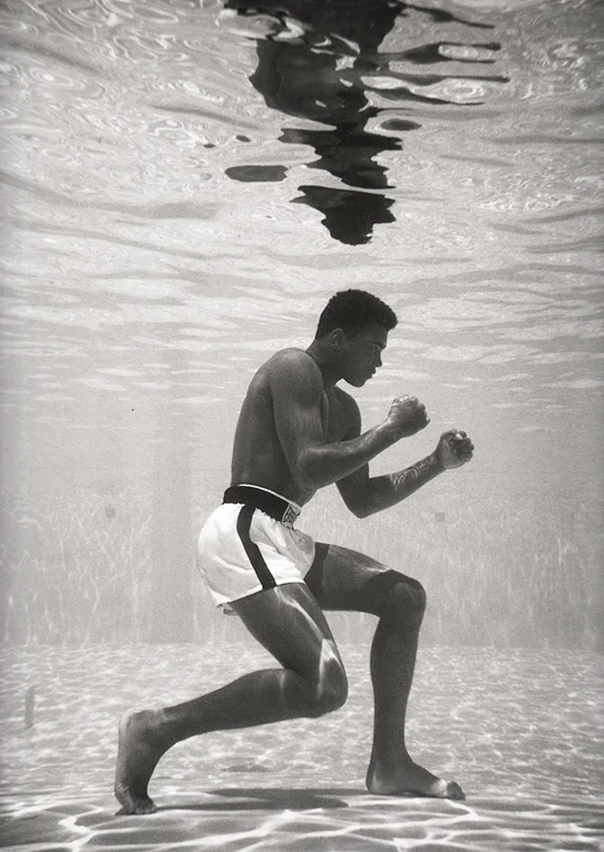 Flip Schulke Ali Underwater, 1961 Est. $8,000–10,000