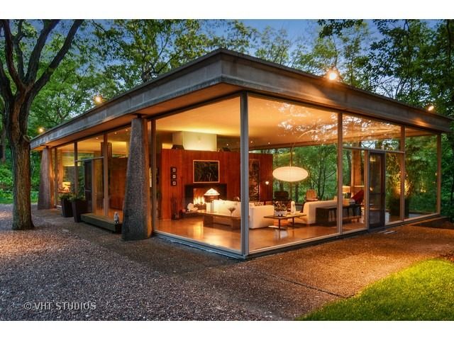 60s Oldies Porno Photos - REAL ESTATE PORNâ€“GLASS HOUSE EDITION: A 60s CLASSIC OUTSIDE CHICAGO FOR  $600K â€” Trey Speegle