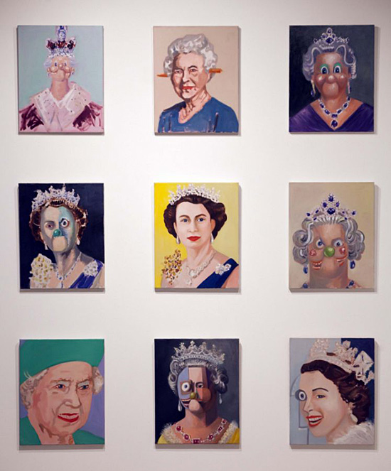 George Condo’s 9 portraits of the Queen