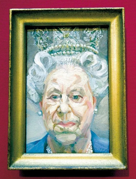 Lucien Freud’s unflattering portait, 1999
