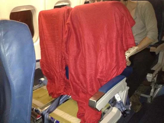 The seats on my offending flight...